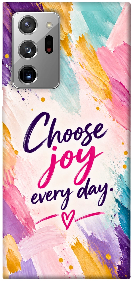 Чехол Choose joy everyday для Galaxy Note 20 Ultra