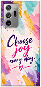 Чехол Choose joy everyday для Galaxy Note 20 Ultra