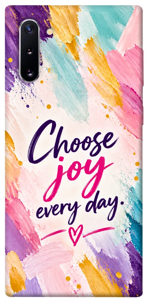 Чехол Choose joy everyday для Galaxy Note 10 (2019)