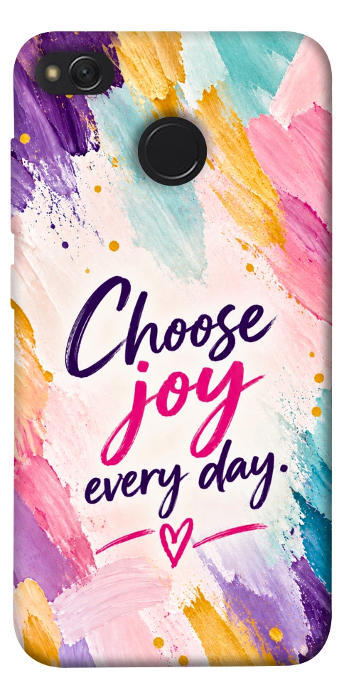 Чехол Choose joy everyday для Xiaomi Redmi 4X