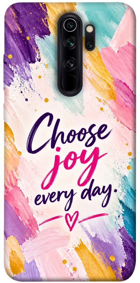 Чехол Choose joy everyday для Xiaomi Redmi Note 8 Pro