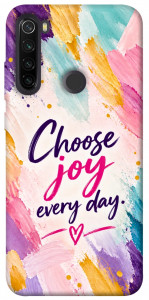 Чехол Choose joy everyday для Xiaomi Redmi Note 8T