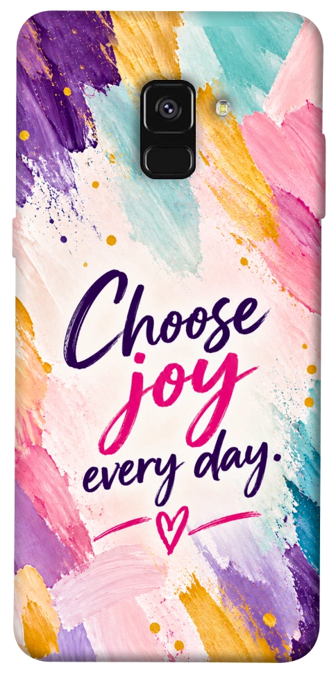 Чехол Choose joy everyday для Galaxy A8 (2018)
