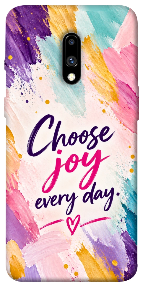 Чехол Choose joy everyday для OnePlus 7