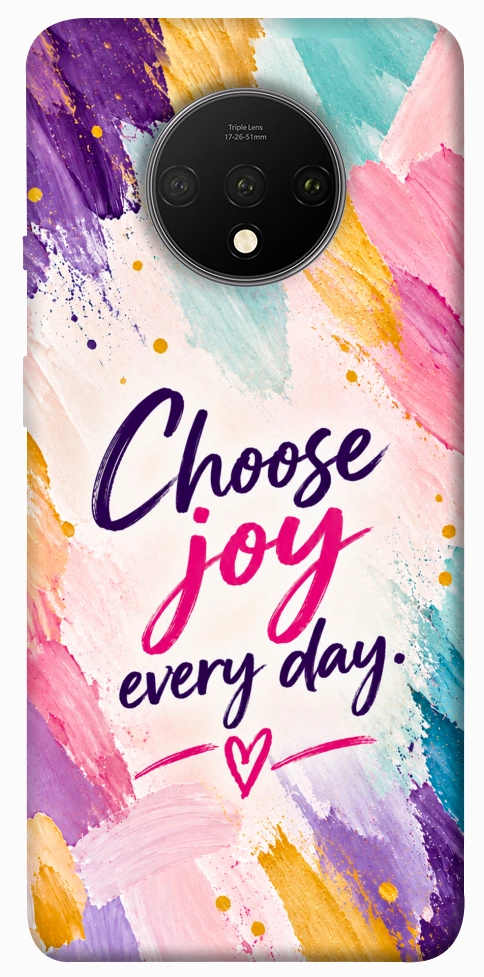 Чохол Choose joy everyday для OnePlus 7T