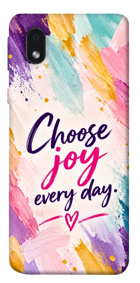 Чохол Choose joy everyday для Galaxy M01 Core