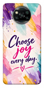 Чехол Choose joy everyday для Xiaomi Poco X3 Pro