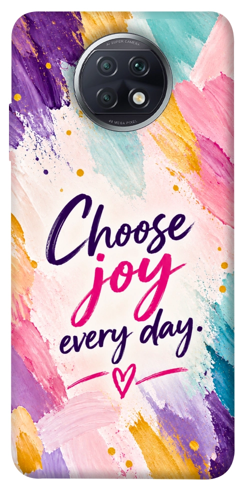 Чехол Choose joy everyday для Xiaomi Redmi Note 9T