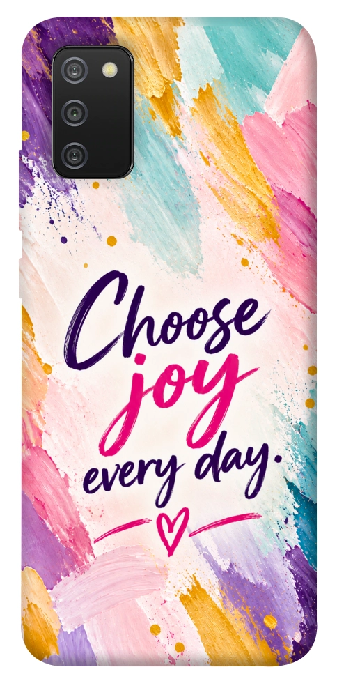 Чехол Choose joy everyday для Galaxy A02s