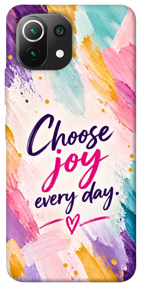 Чехол Choose joy everyday для Xiaomi Mi 11 Lite