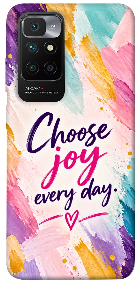 Чехол Choose joy everyday для Xiaomi Redmi 10
