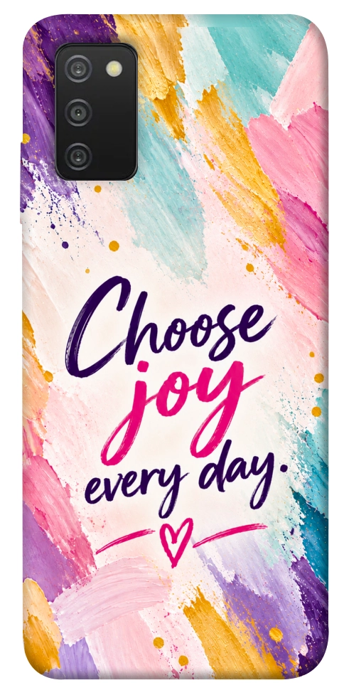 Чохол Choose joy everyday для Galaxy A03s