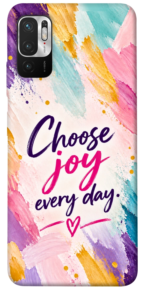 Чехол Choose joy everyday для Xiaomi Redmi Note 10 5G