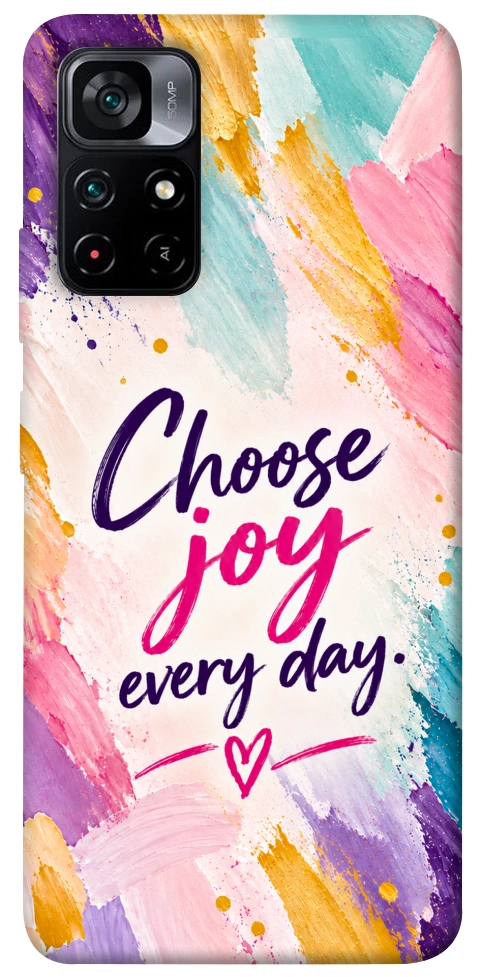 Чехол Choose joy everyday для Xiaomi Poco M4 Pro 5G