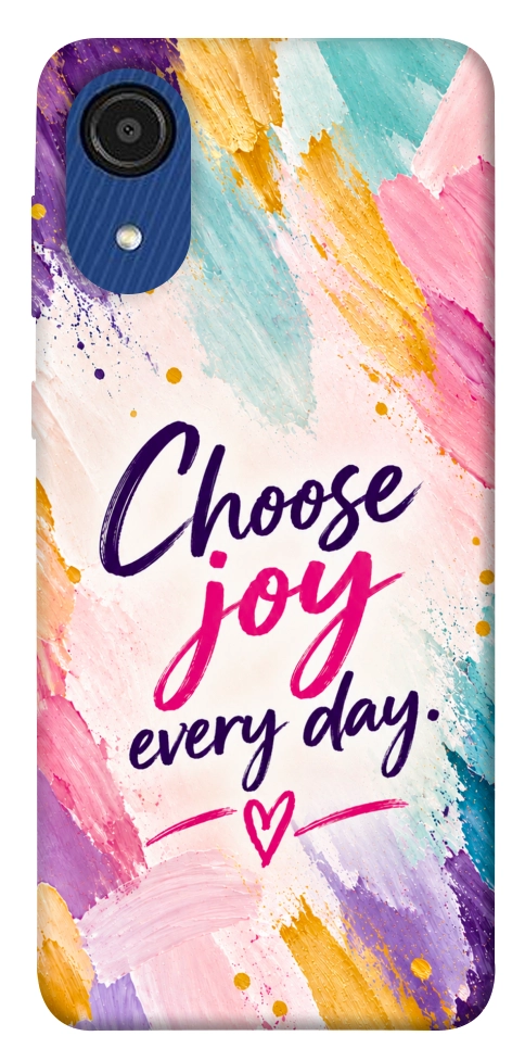 Чехол Choose joy everyday для Galaxy A03 Core