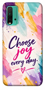 Чохол Choose joy everyday для Xiaomi Redmi Note 9 4G