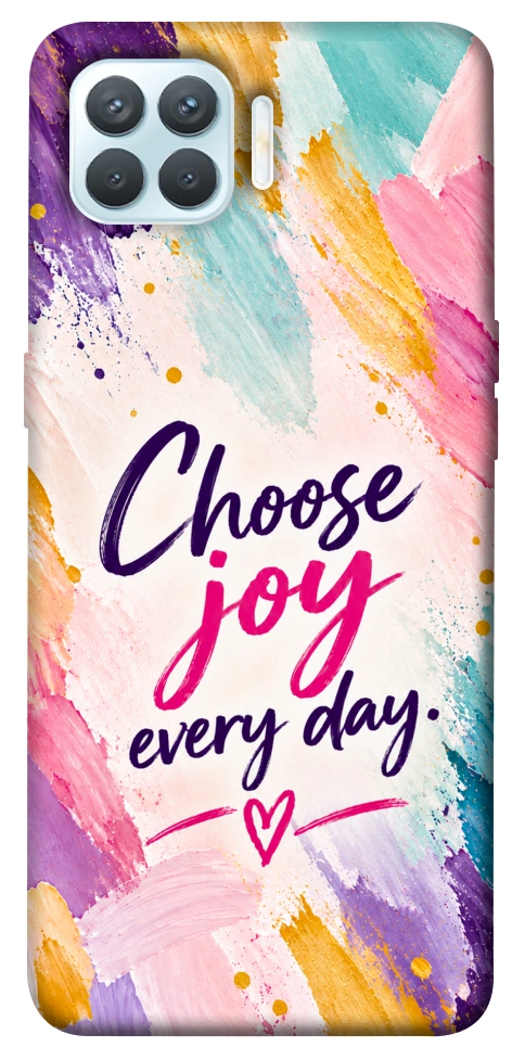 Чохол Choose joy everyday для Oppo F17 Pro