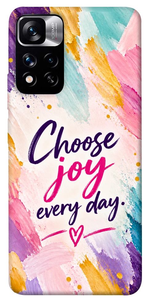 Чехол Choose joy everyday для Xiaomi Redmi Note 11 5G