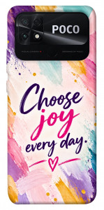 Чехол Choose joy everyday для Xiaomi Poco C40