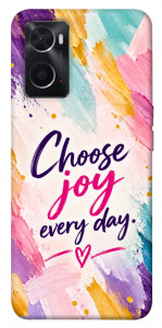 Чехол Choose joy everyday для Oppo A76 4G