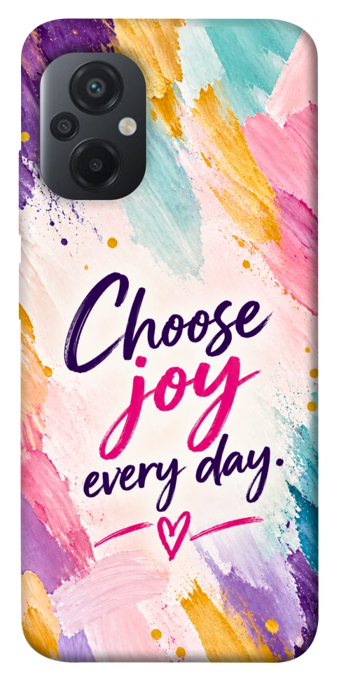 Чехол Choose joy everyday для Xiaomi Poco M5