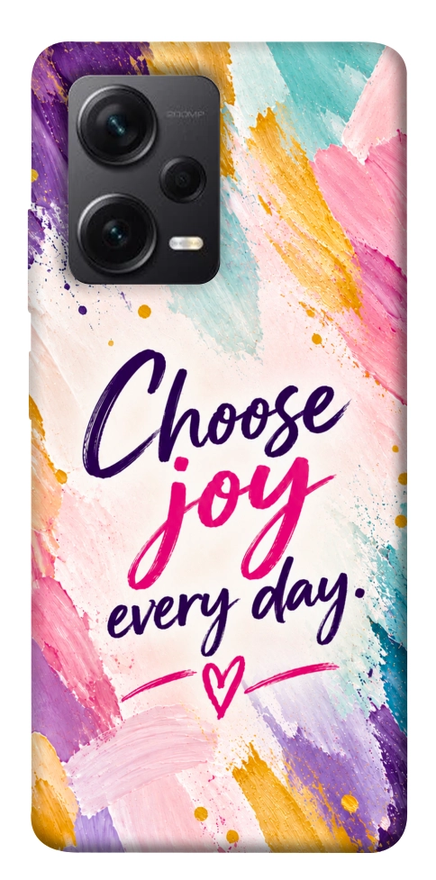 Чехол Choose joy everyday для Xiaomi Redmi Note 12 Pro+