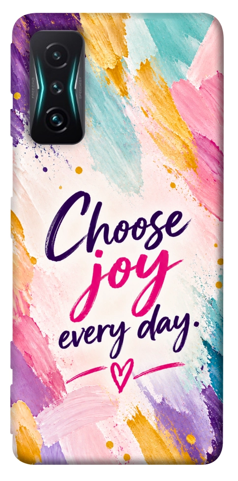 Чехол Choose joy everyday для Xiaomi Redmi K50 Gaming