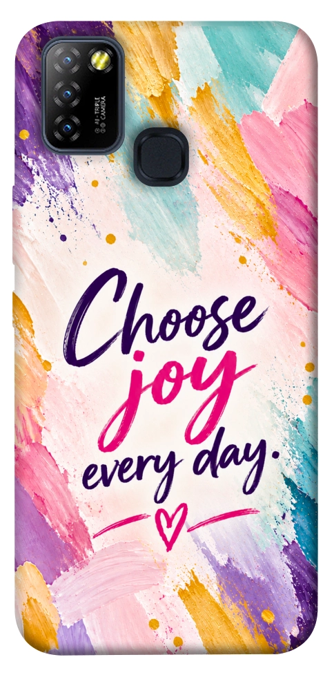 Чехол Choose joy everyday для Infinix Hot 10 Lite