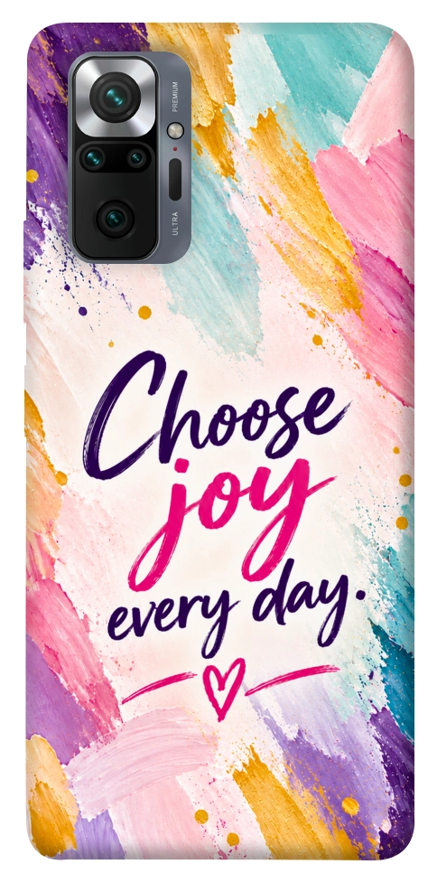 Чохол Choose joy everyday для Xiaomi Redmi Note 10 Pro Max
