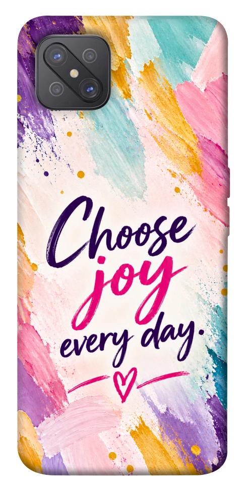 Чехол Choose joy everyday для Oppo A92s