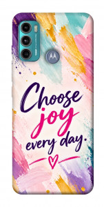 Чехол Choose joy everyday для Motorola Moto G60