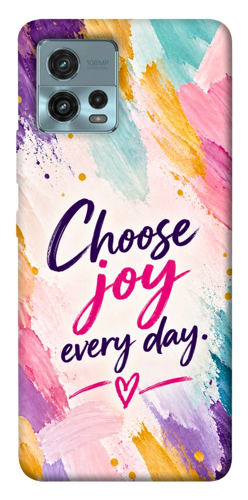 Чехол Choose joy everyday для Motorola Moto G72
