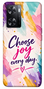 Чехол Choose joy everyday для Oppo A77s