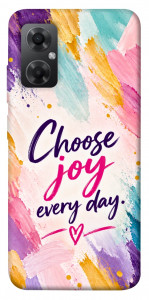 Чехол Choose joy everyday для Xiaomi Redmi Note 11R