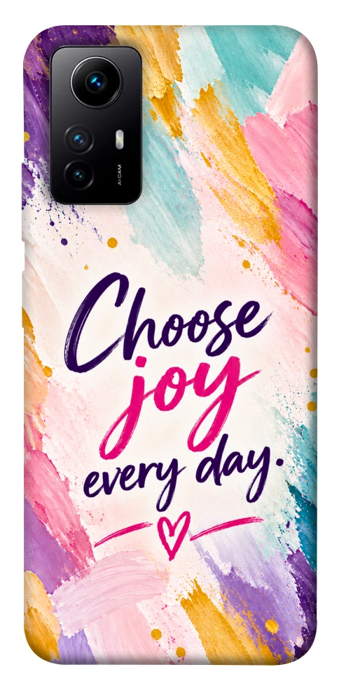 Чохол Choose joy everyday для Xiaomi Redmi Note 12S
