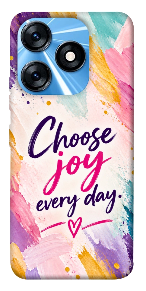 Чехол Choose joy everyday для TECNO Spark 10