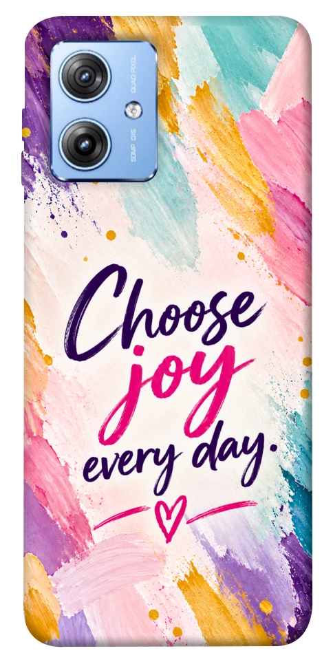 Чехол Choose joy everyday для Motorola Moto G84