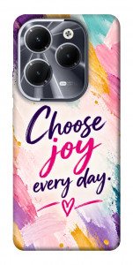 Чехол Choose joy everyday для Infinix Hot 40
