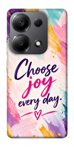 Чехол Choose joy everyday для Xiaomi Redmi Note 13 Pro 5G