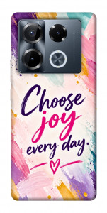 Чехол Choose joy everyday для Infinix Note 40 Pro 4G
