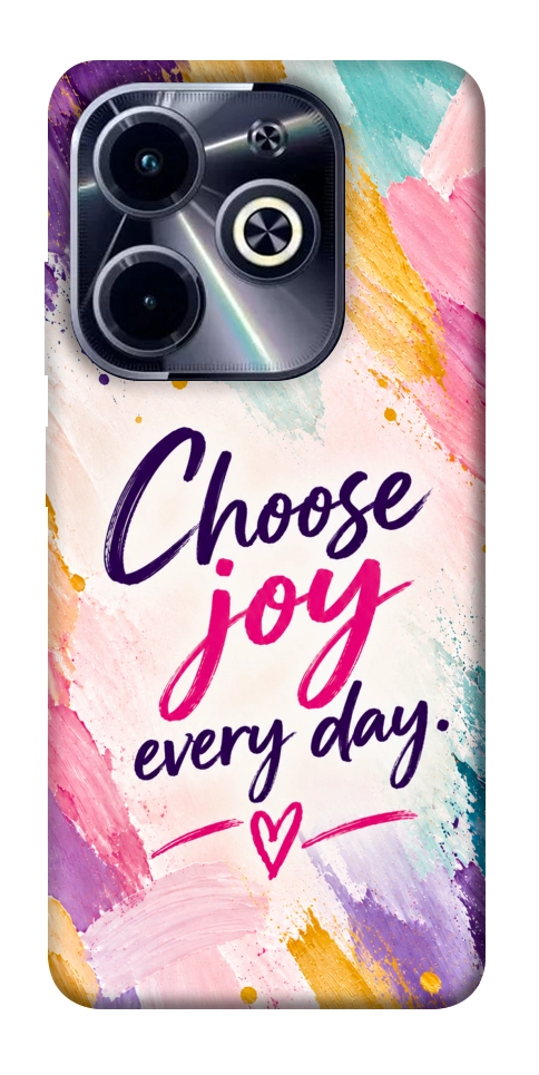 Чехол Choose joy everyday для TECNO Spark 20