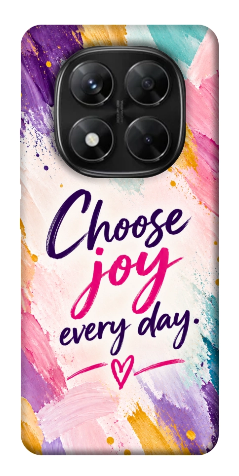 Чехол Choose joy everyday для Xiaomi Redmi Note 14 Pro 5G