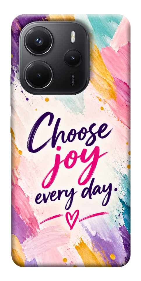 Чехол Choose joy everyday для Xiaomi Redmi Note 14 4G (Int. version)
