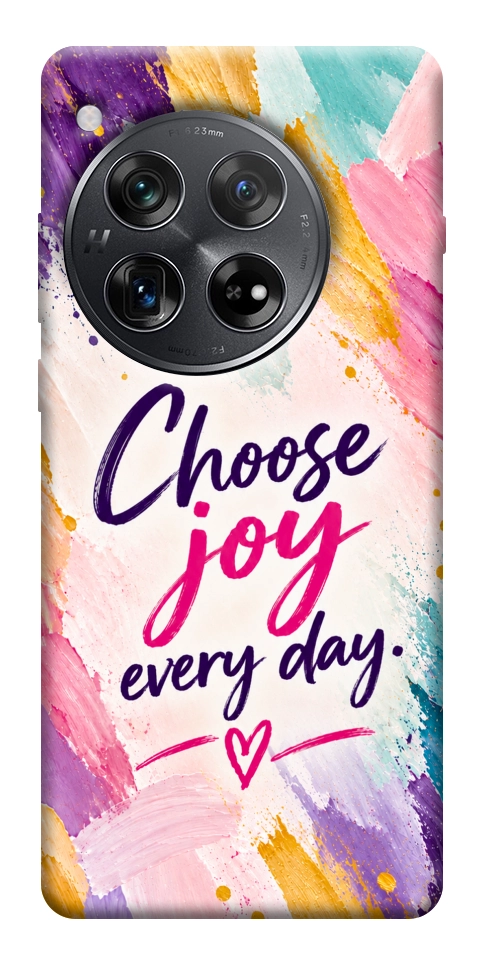Чехол Choose joy everyday для OnePlus 12