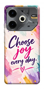 Чехол Choose joy everyday для TECNO Pova 6 Neo (LI6)