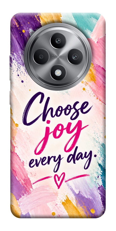 Чехол Choose joy everyday для Oppo Reno 12 F 4G