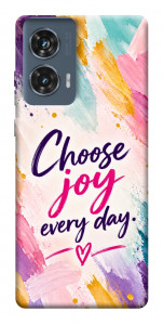 Чехол Choose joy everyday для Motorola Edge 50 Fusion