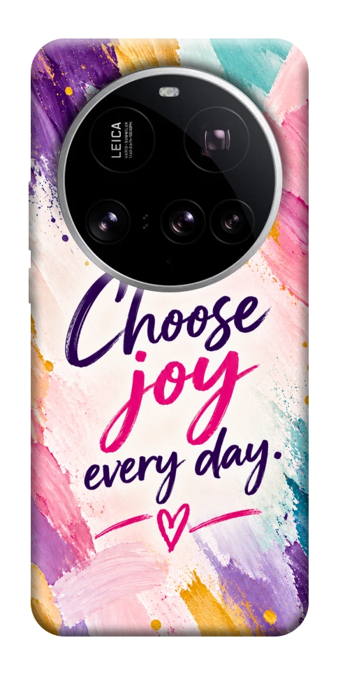 Чехол Choose joy everyday для Xiaomi 15 Ultra