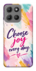 Чехол Choose joy everyday для Motorola Moto G15 4G
