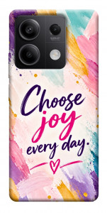 Чехол Choose joy everyday для Xiaomi Redmi Note 13 5G